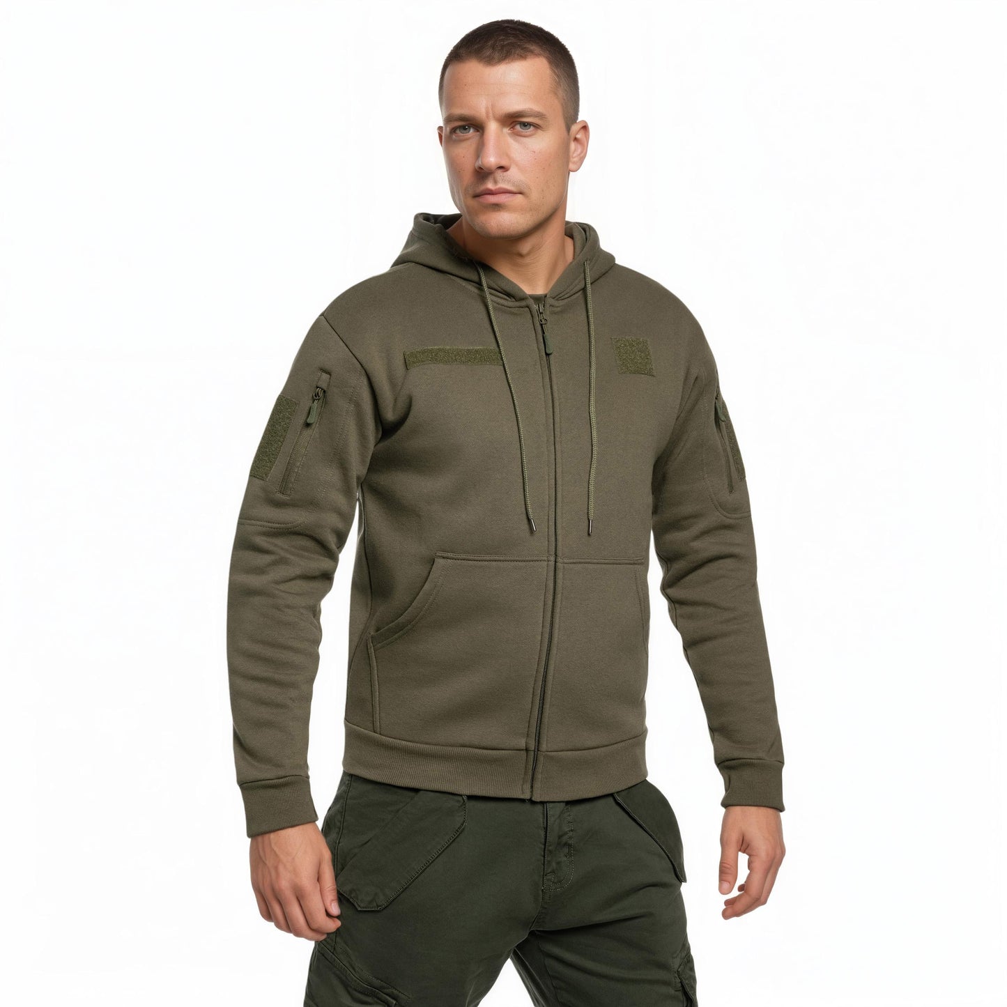 Bluza Mil-Tec Tactical Hoodie Zipper - Olive