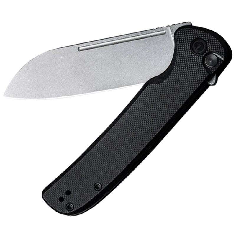 Nóż składany Civivi Chevalier Stonewashed G10 - Black