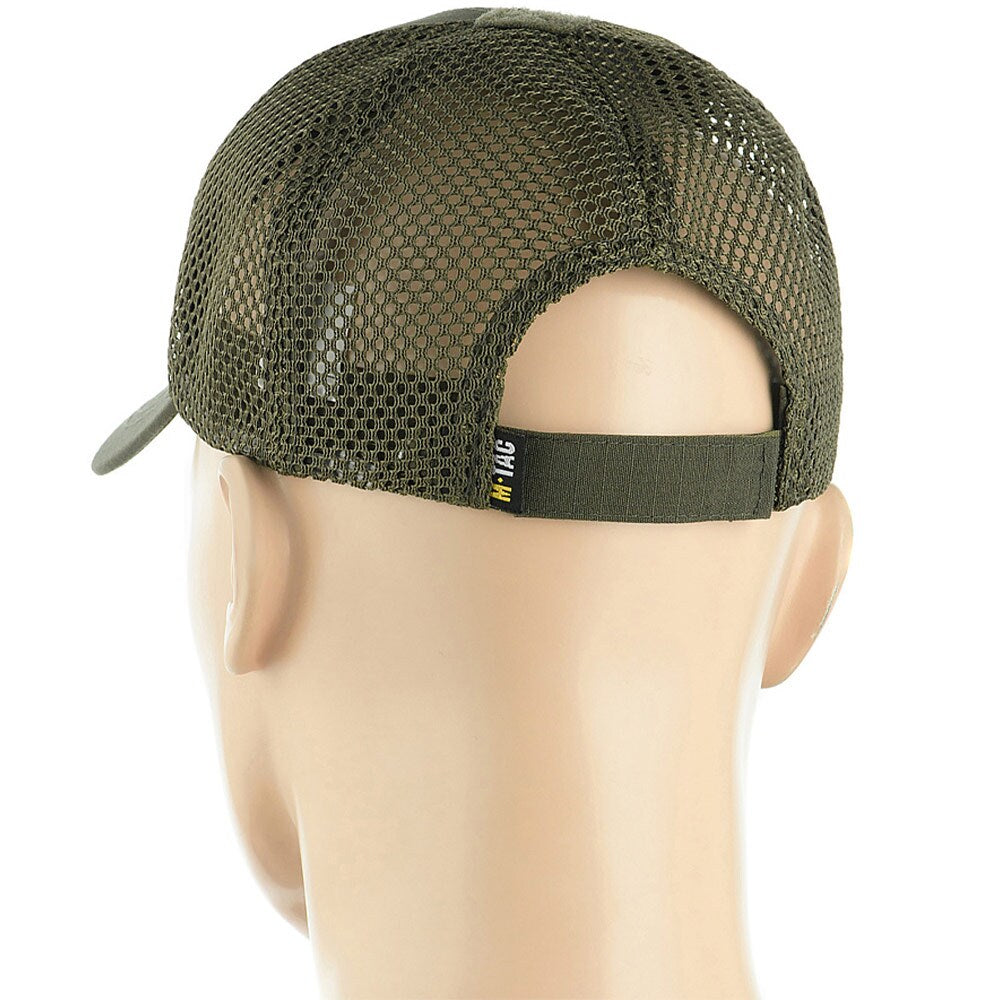 Czapka z daszkiem M-Tac Vent plus velcro Flex Rip-Stop - Army Olive