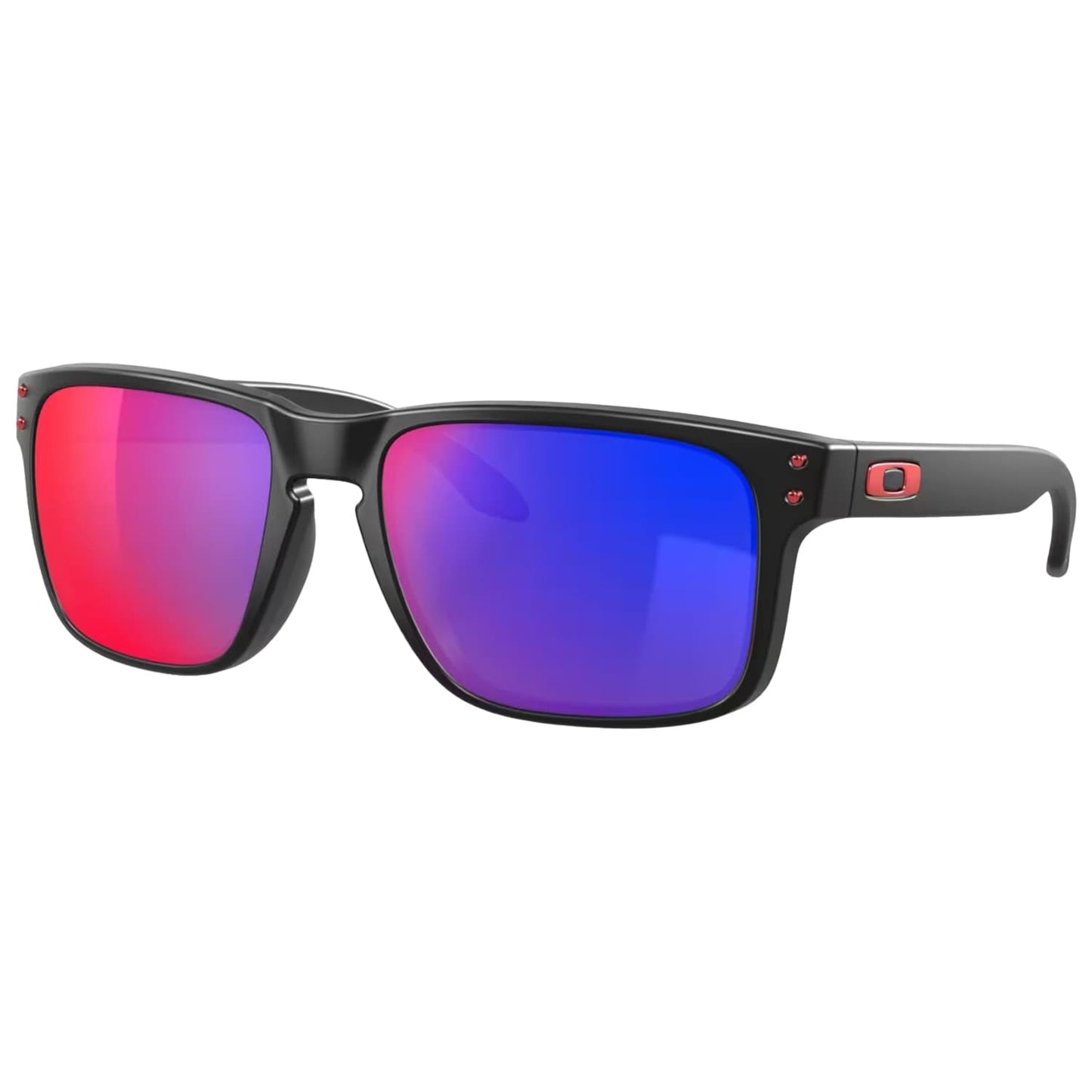Okulary przeciwsłoneczne Oakley Holbrook - Matte Black/Red Iridium Lenses
