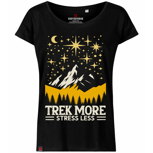 Koszulka T-shirt damska Voyovnik Night Sky - Black