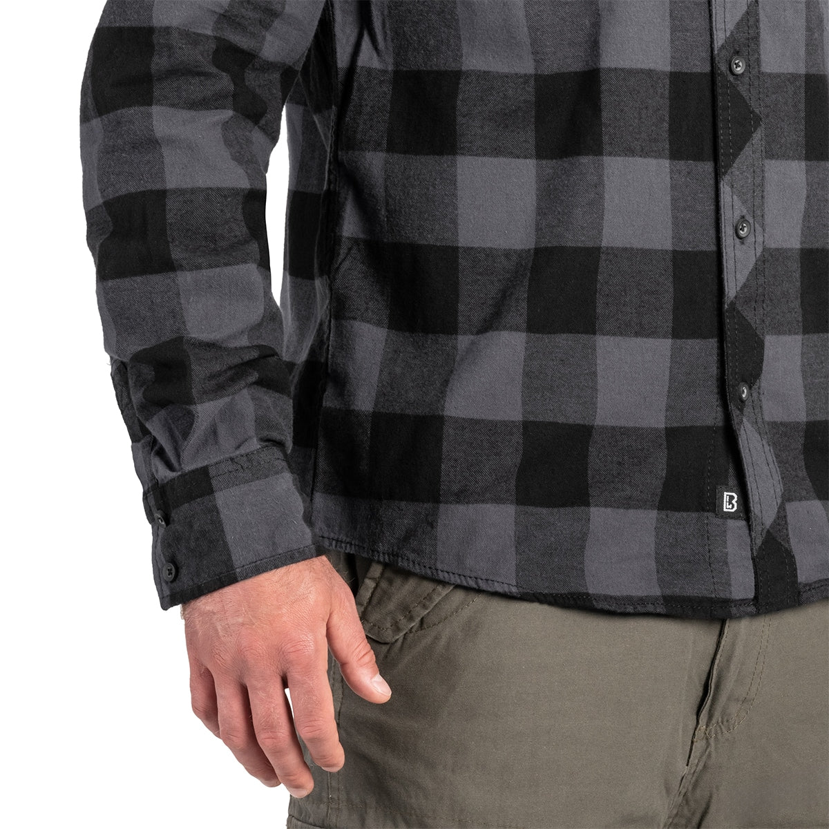 Koszula Brandit Check Shirt - Black/Grey