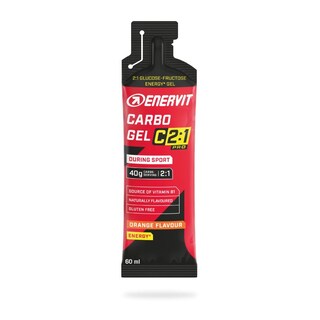 Żel energetyczny Enervit Sport Carbo Gel C2:1PRO - 2 x 60 ml - Pomarańczowy