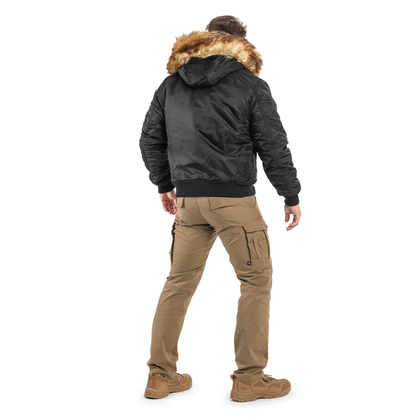 Kurtka Alpha Industries MA-1 Hooded Arctic - Black