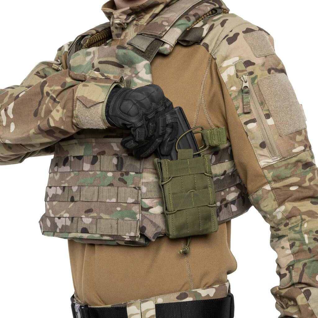 Pojedyncza ładownica Mil-Tec na magazynek - Olive
