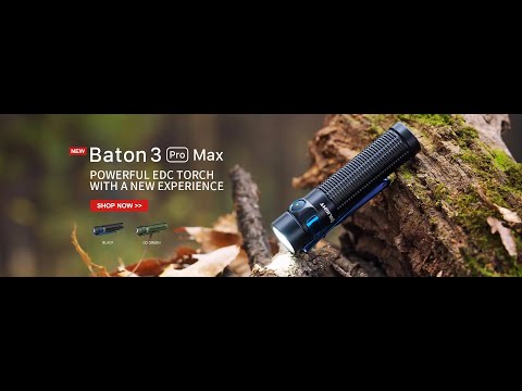 Latarka akumulatorowa Olight Baton 3 Pro Max Cool White OD Green - 2500 lumenów