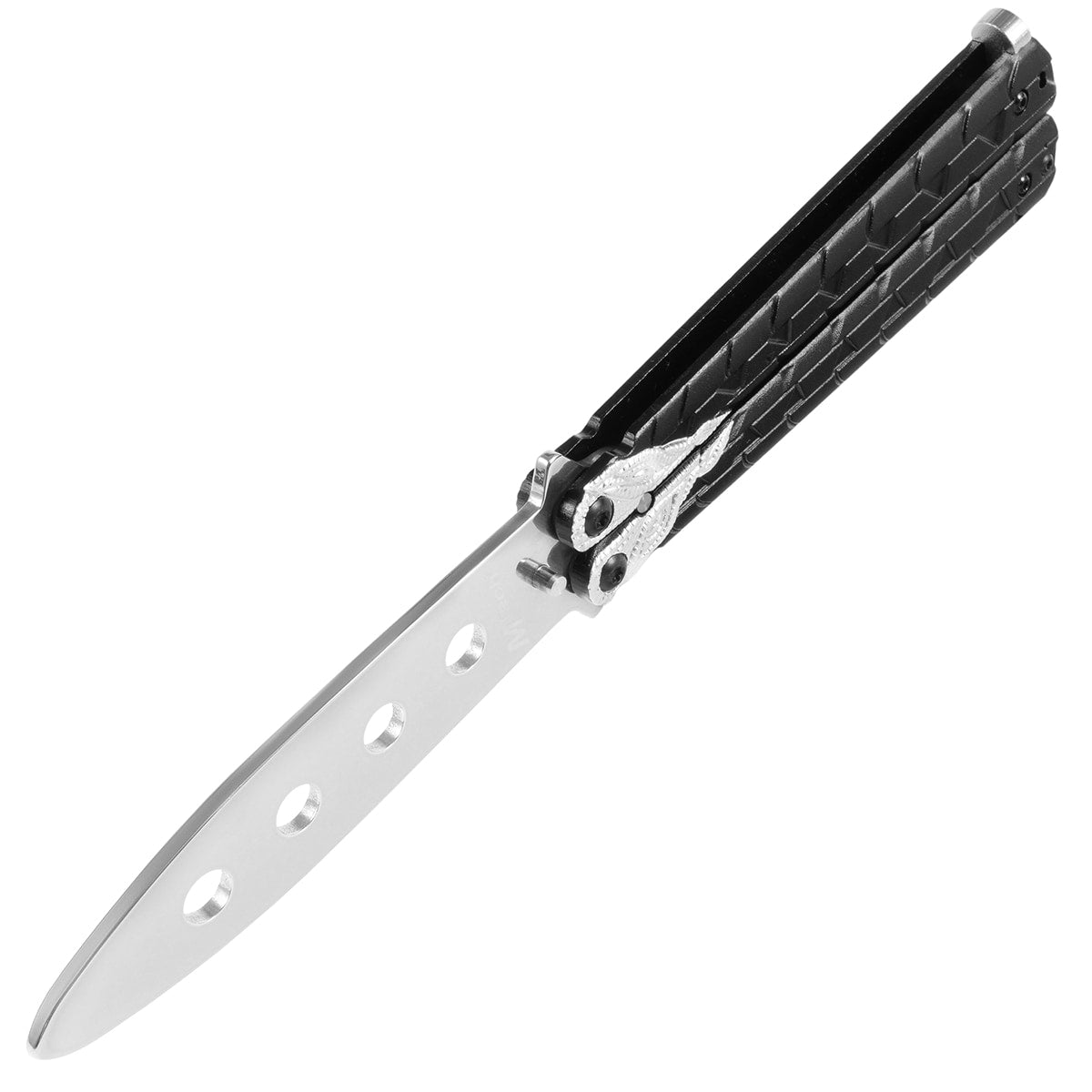 Nóż składany treningowy motylek Master Cutlery Dragon - Silver