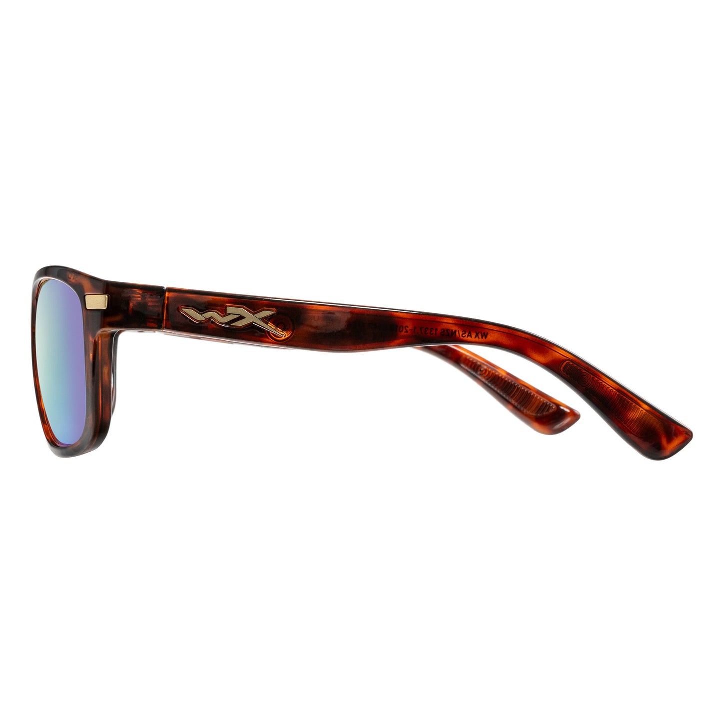 Okulary taktyczne Wiley X Helix - Captivate Polarized Green Mirror/Gloss Demi Brown