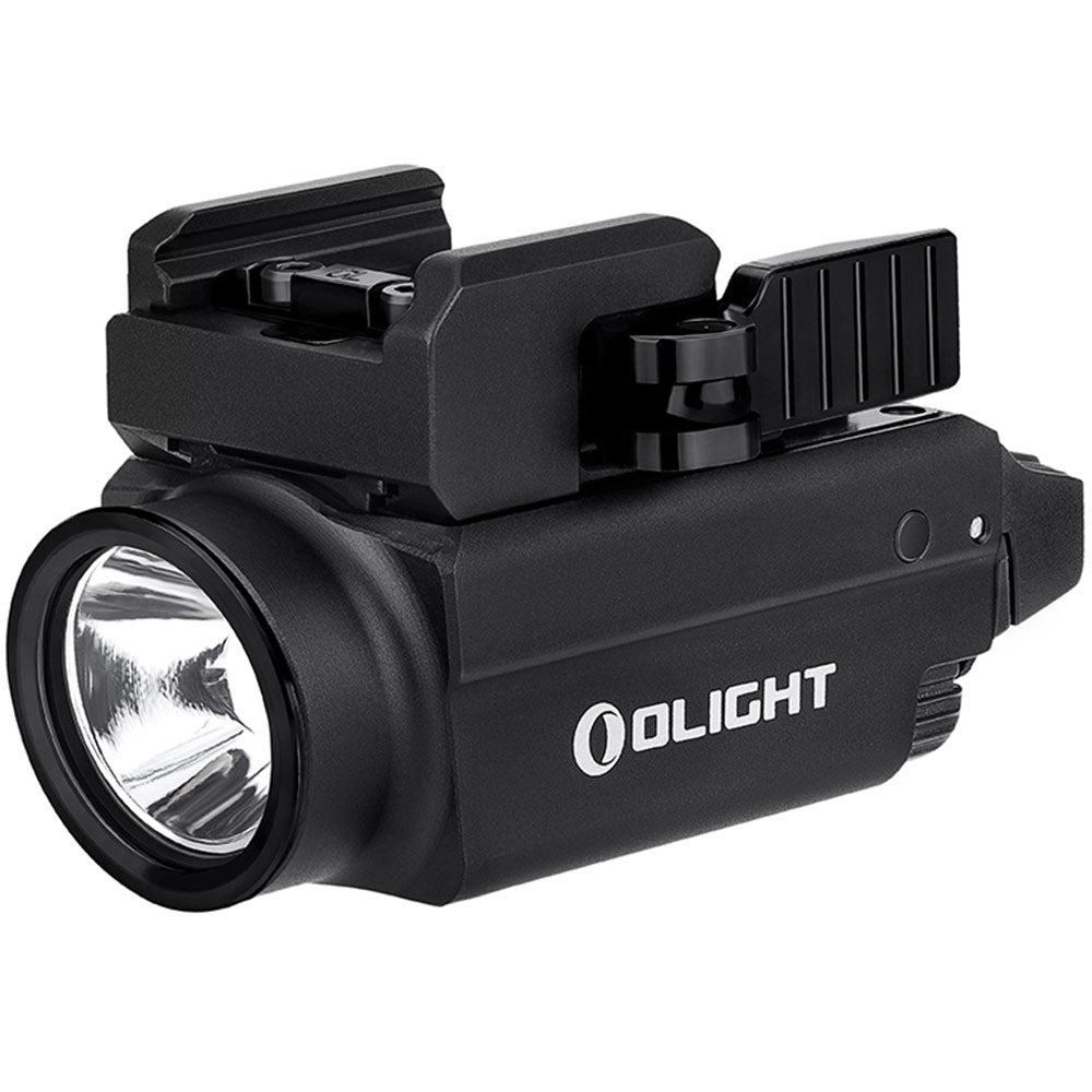Latarka na broń z celownikiem laserowym Olight BALDR S Cool White - 800 lumenów, Blue Laser