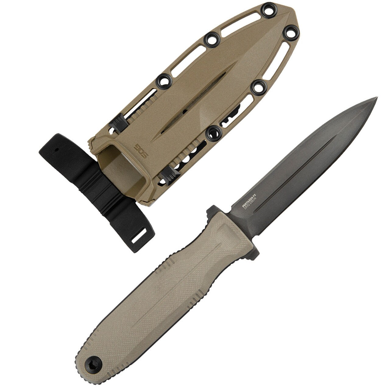 Nóż SOG Pentagon FX - Flat Dark Earth