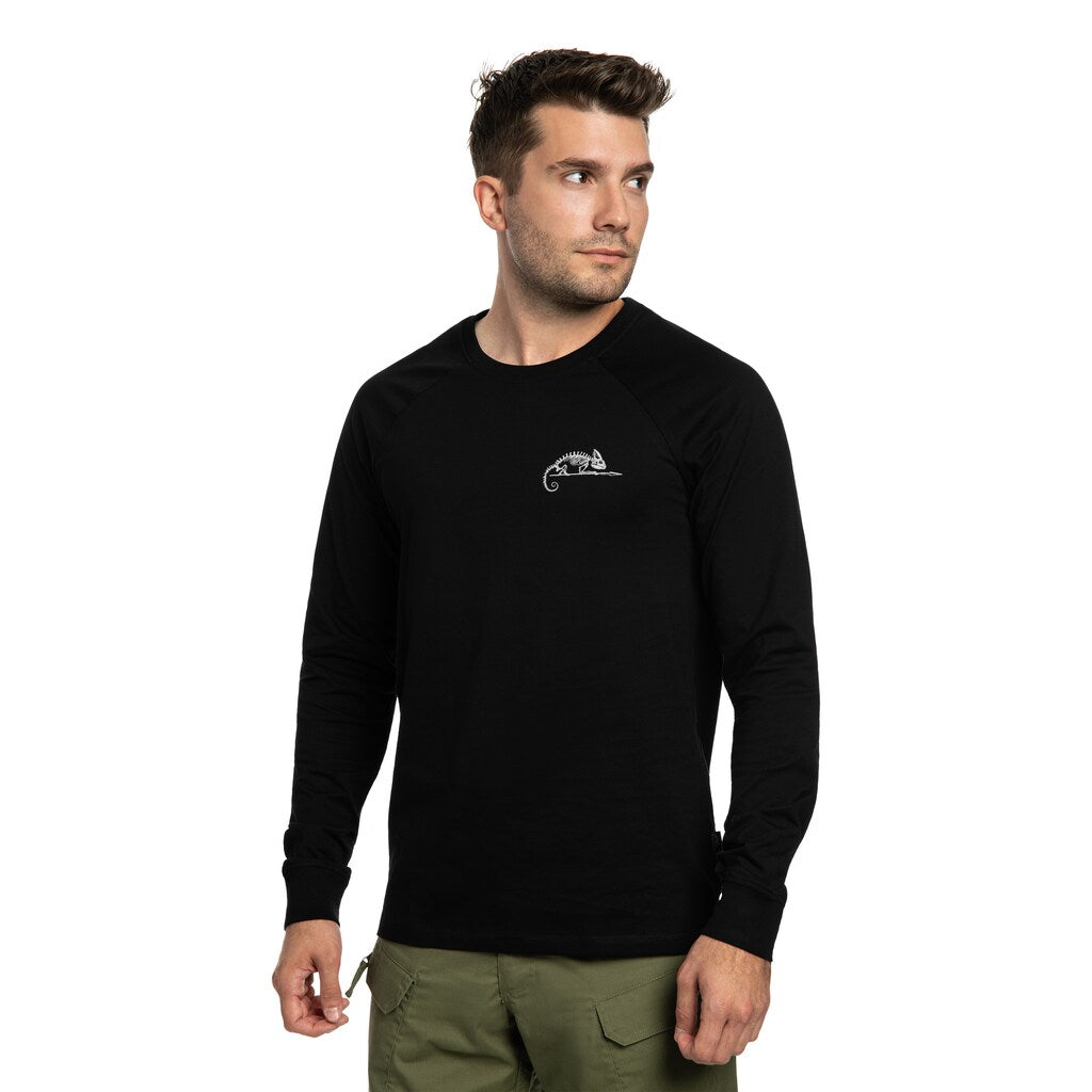 Koszulka Helikon Long Sleeve Logo - Black
