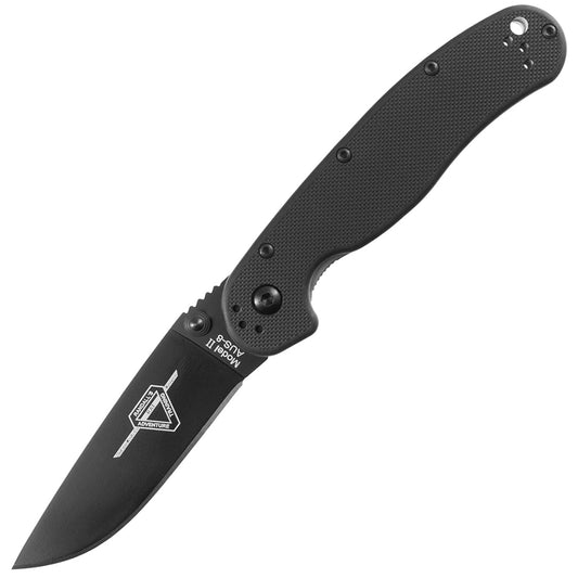 Nóż składany Ontario Rat-2 Folder AUS-8 - Black