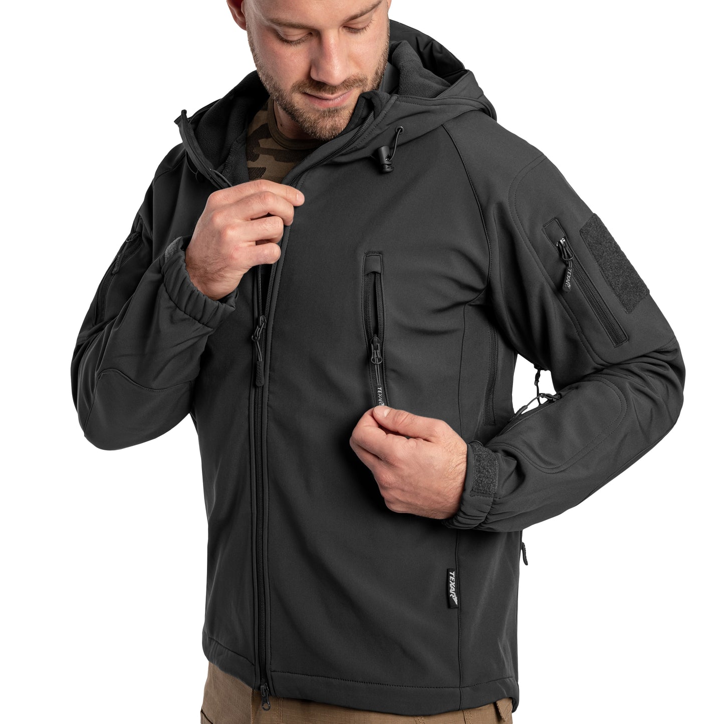 Kurtka Texar Softshell Falcon - Black