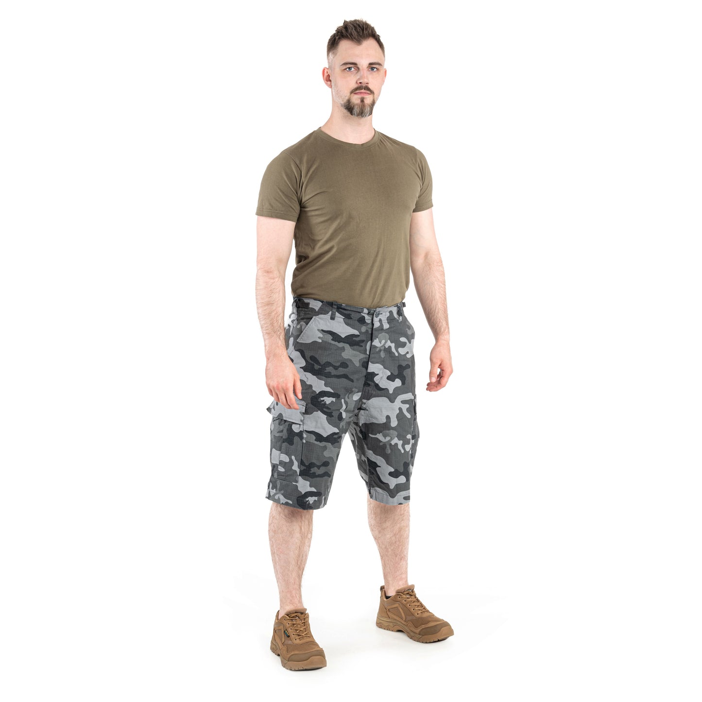 Szorty Brandit BDU Rip-Stop - Grey Camo