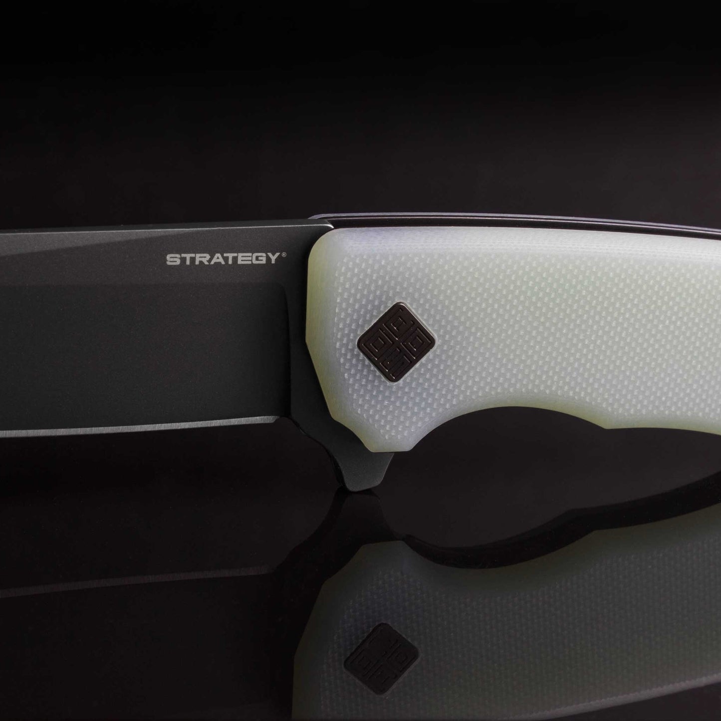 Nóż składany Ocaso Strategy G10 - Black PVD/Jade