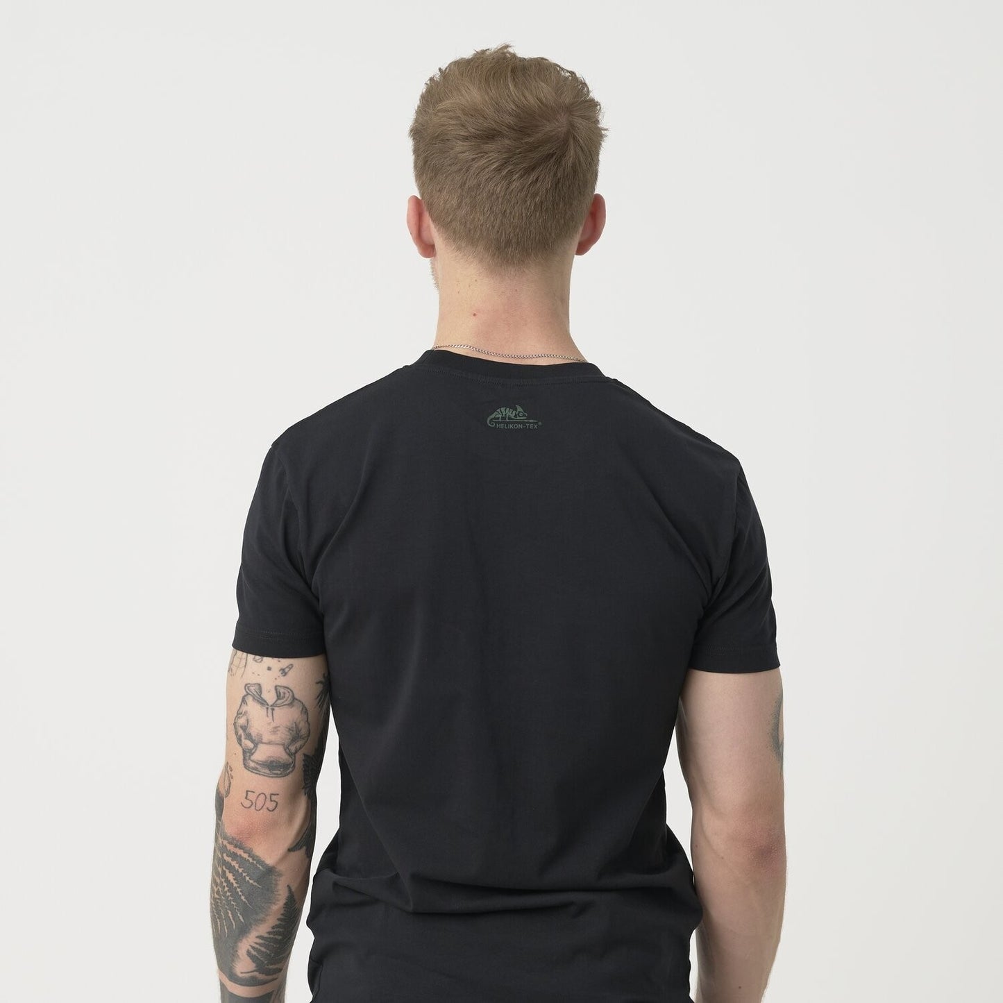 Koszulka T-Shirt Helikon 16/203 Combo - Black/US Woodland