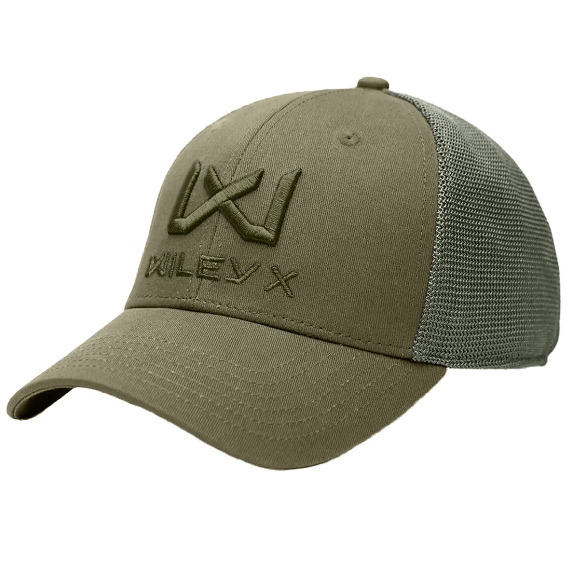 Czapka z daszkiem Wiley X Trucker Cap - Olive Green/Olive Green WX