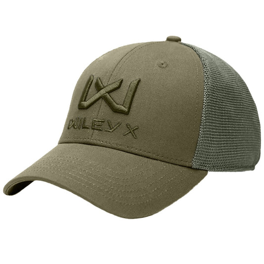 Czapka z daszkiem Wiley X Trucker Cap - Olive Green/Olive Green WX