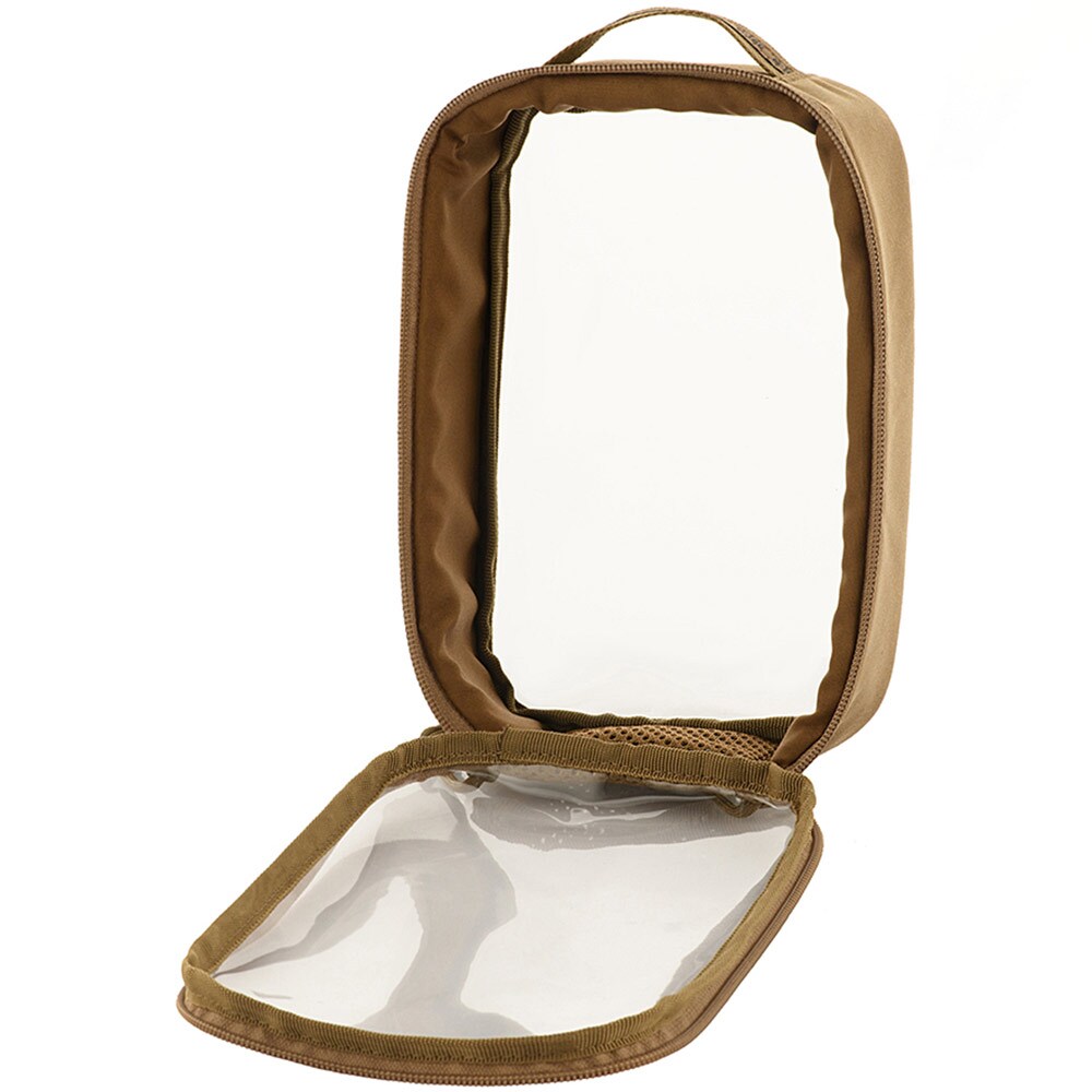Organizer M-Tac Elite przezroczysty Large (30 x 19 cm) - Coyote