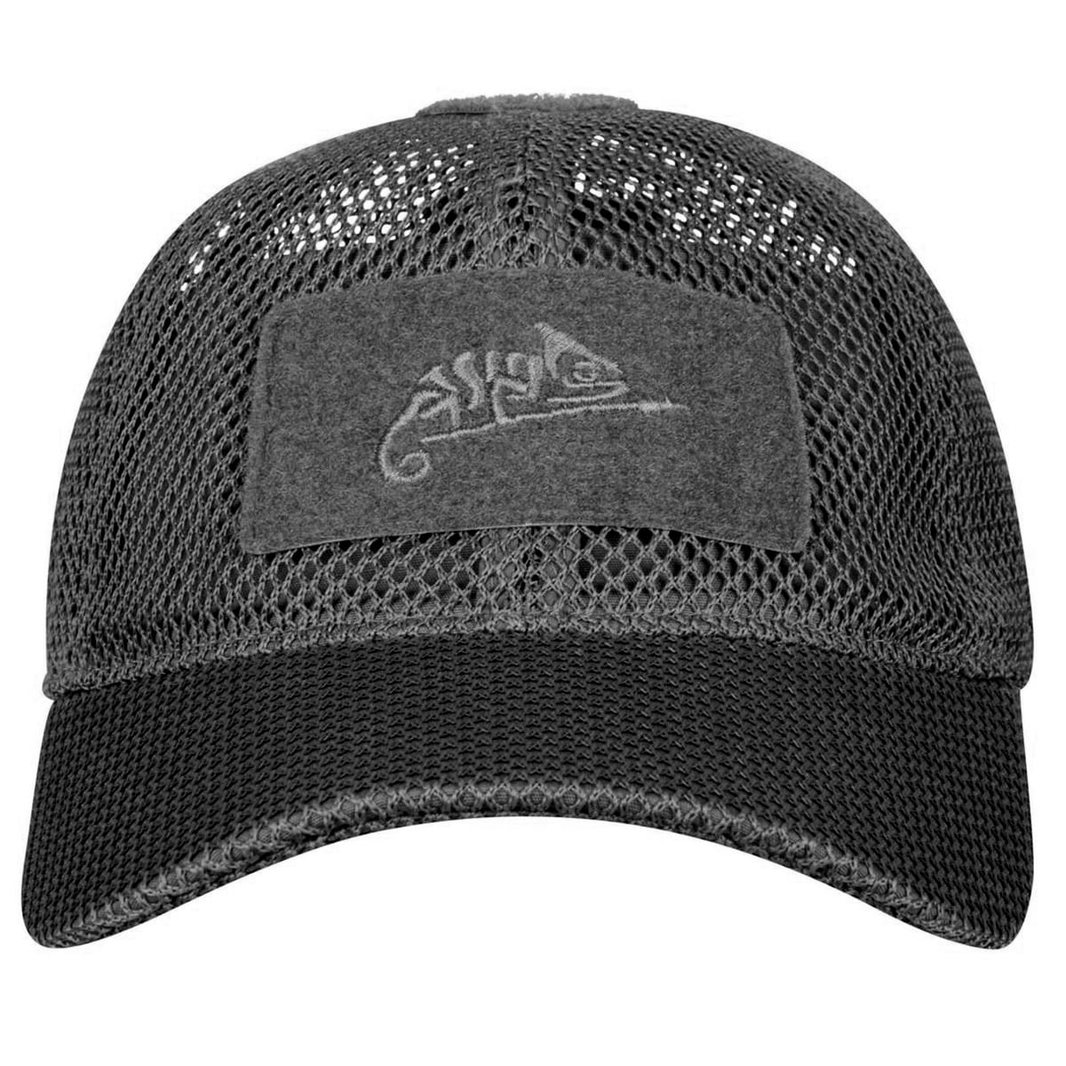 Czapka z daszkiem plus velcro Helikon Mesh - Black