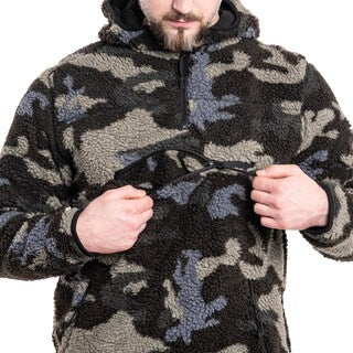 Polar Brandit Teddyfleece Worker Pullover - Dark Camo