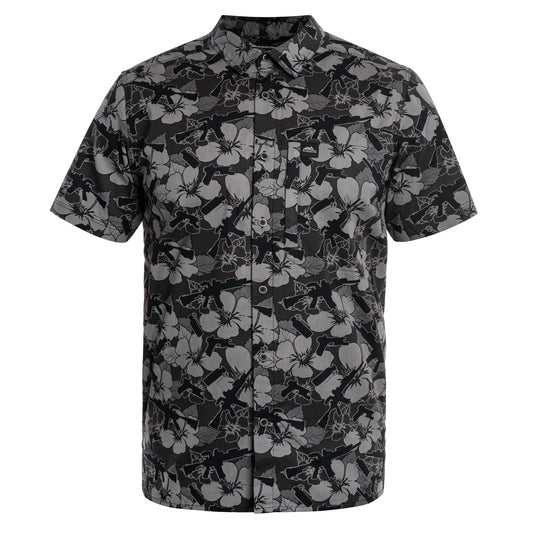 Koszula Helikon Tactical Hawaiian Short Sleeve - Dark Ops