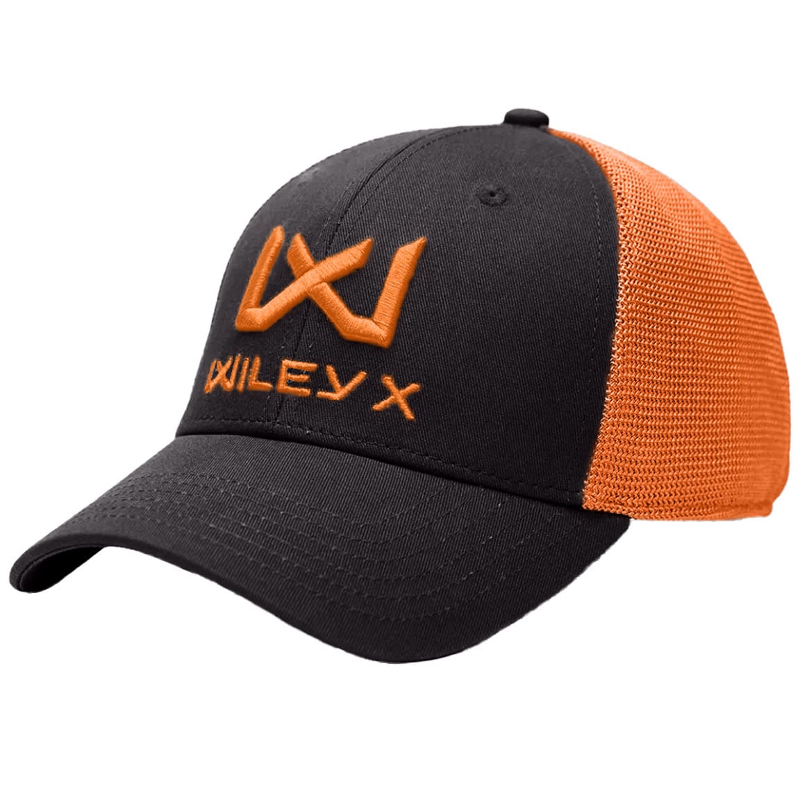 Czapka z daszkiem Wiley X Trucker Cap - Dark Grey/Signal Orange/Signal Orange WX