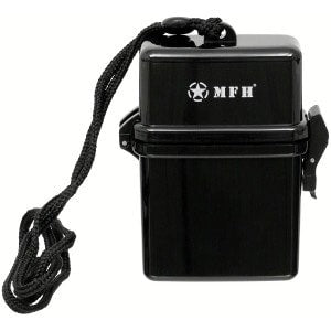 Pojemnik transportowy MFH Waterproof ze smyczą - Black
