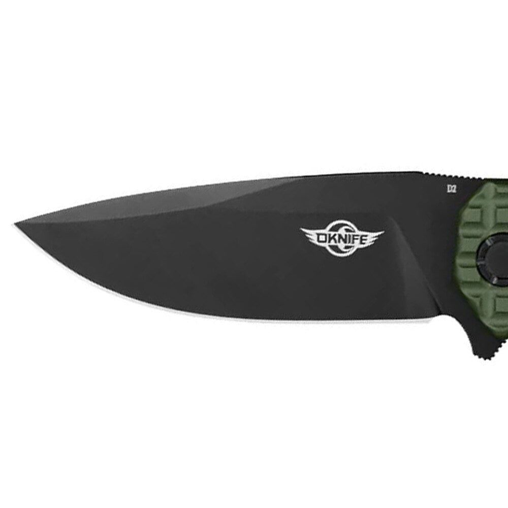 Nóż składany Oknife Spurdog OD Green - stal narzędziowa D2