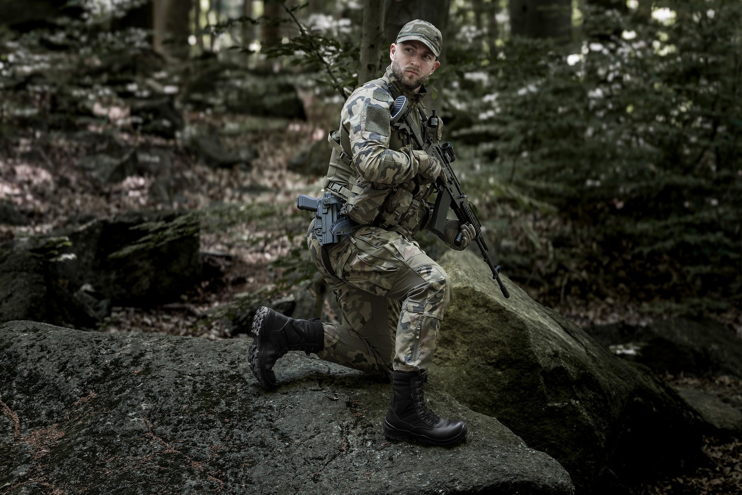 Spodnie Helikon MCDU NyCo Rip-Stop - wz.93 Pantera PL Woodland