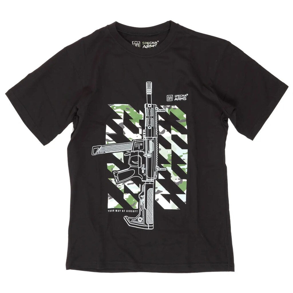Koszulka T-shirt Specna Arms Flex X-Series Your Way Of Airsoft 05 - Black/Camo