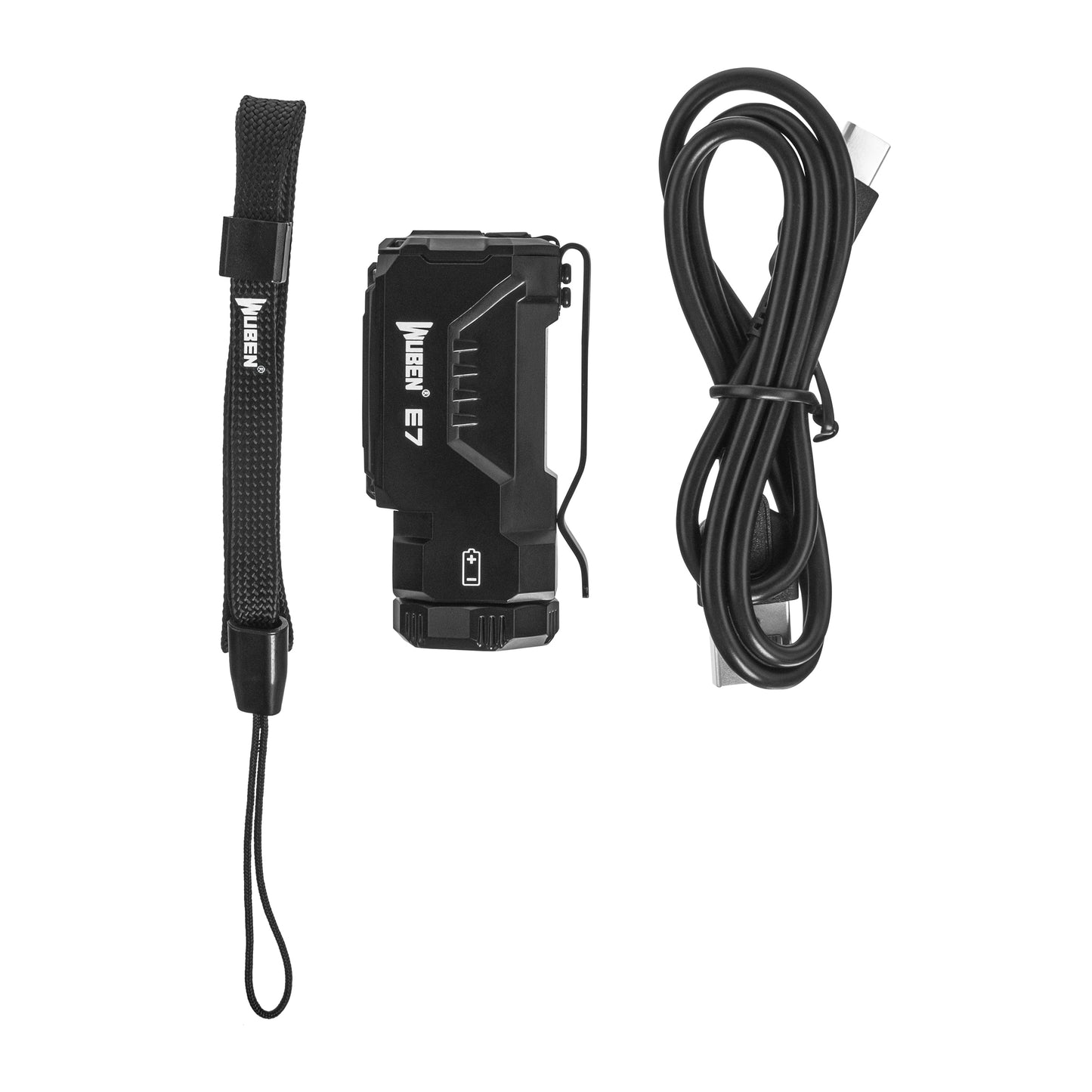 Latarka Wuben E7 6500K Black - 1800 lumenów