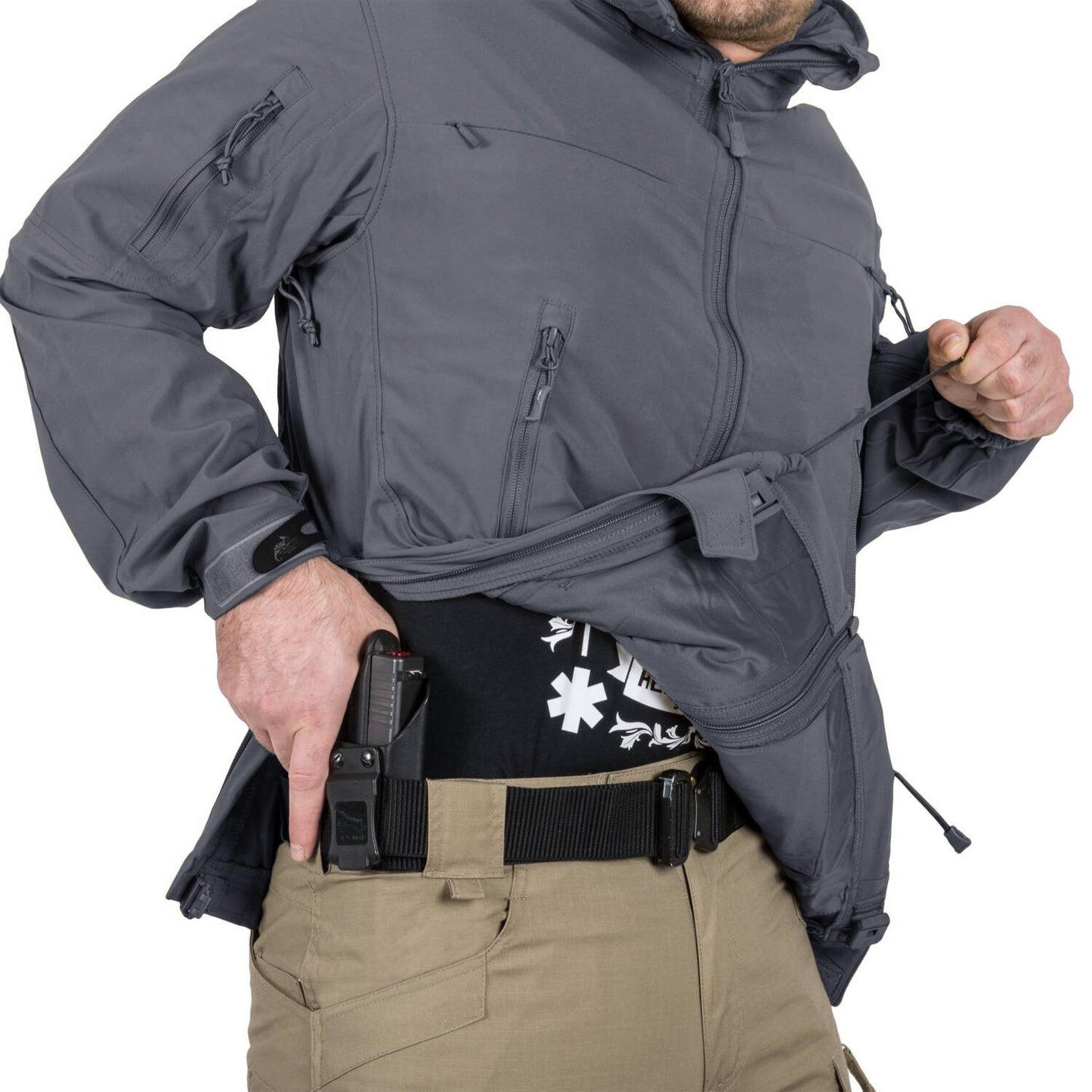 Kurtka Helikon Cougar Softshell Windblocker QSA HID - Shadow Grey