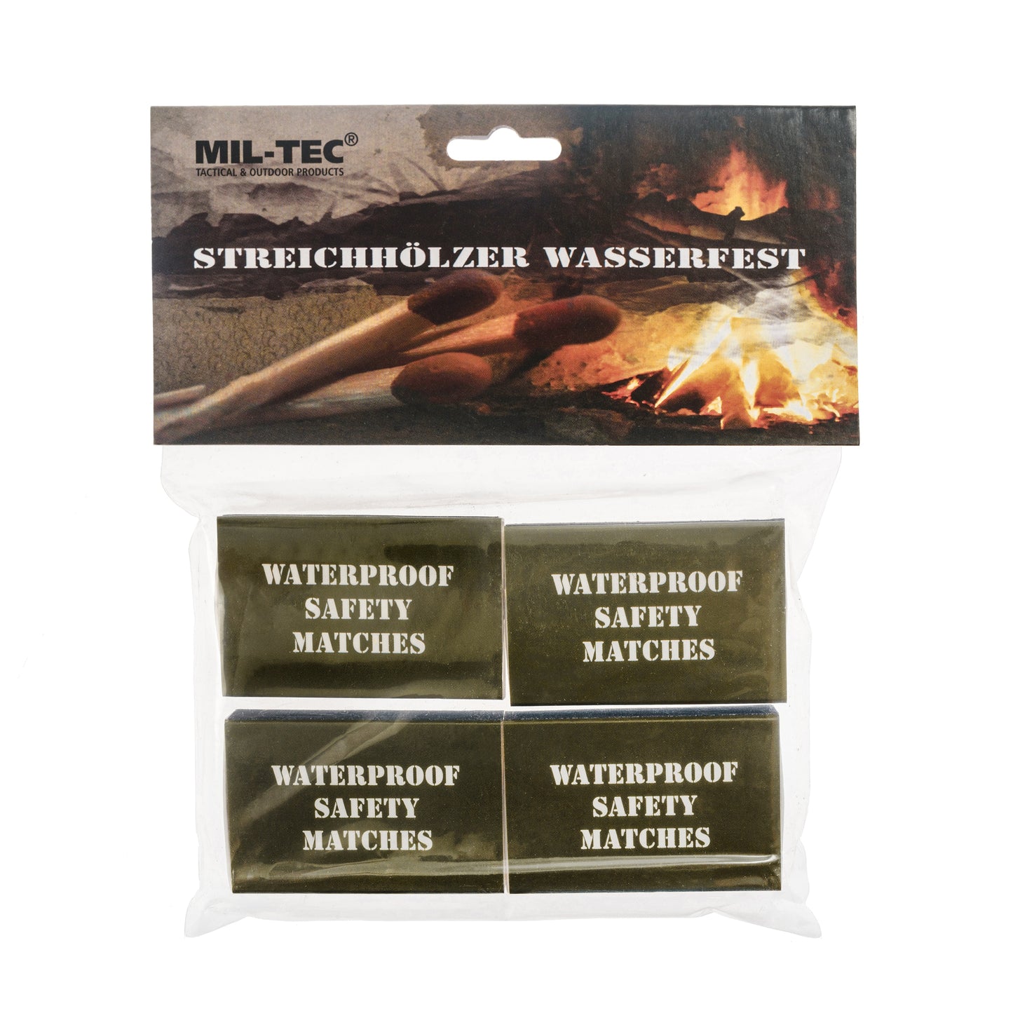 Zapałki wodoodporne Mil-Tec - 4-pak