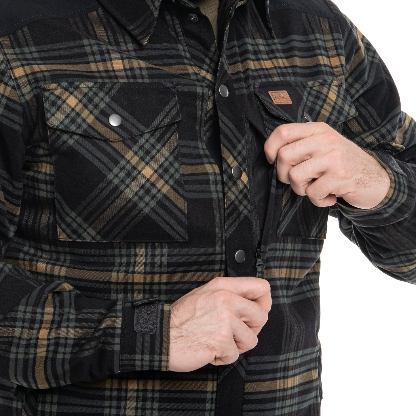 Koszula Helikon Winter Warden Long Sleeve - Slate Moorland Plaid