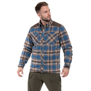 Koszula Helikon Winter Warden Long Sleeve - Forest Blue Plaid