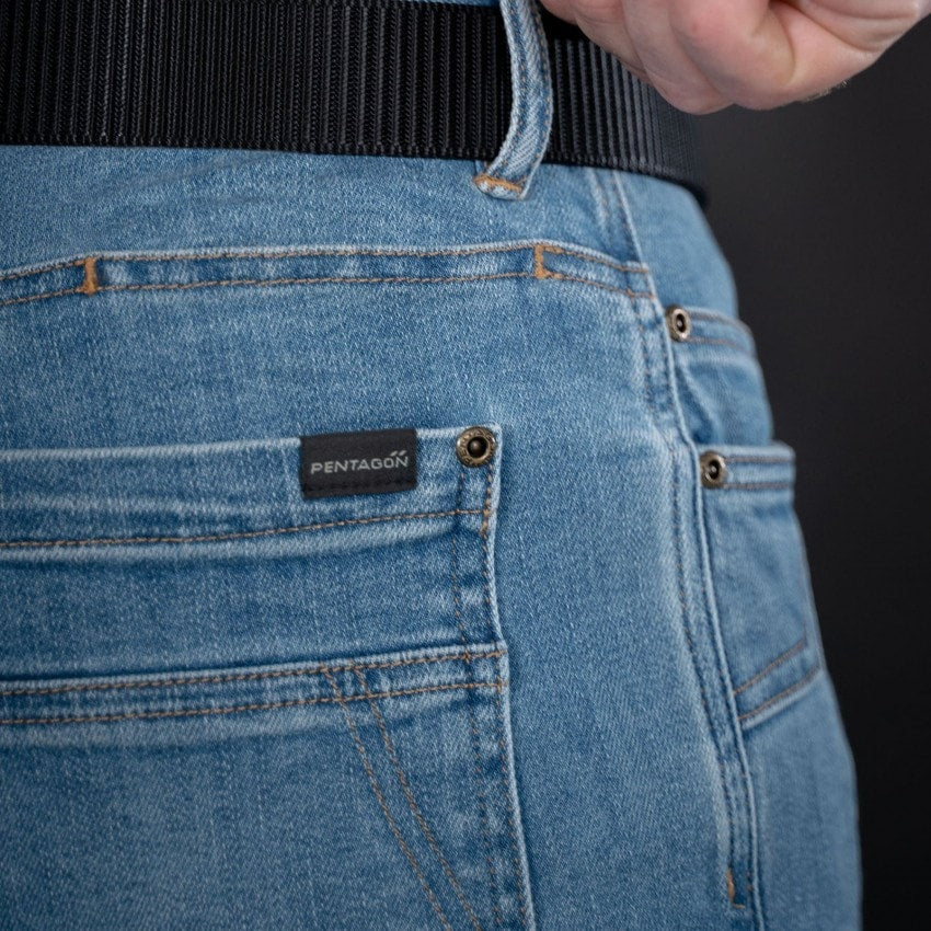 Spodnie Pentagon Rogue Jeans - Light Indigo Blue