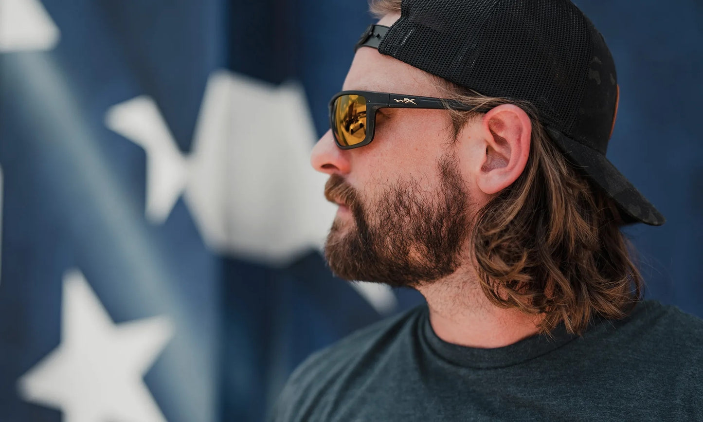 Okulary Wiley X Kingpin Captivate Polarized - Bronze Mirror/Matte Black