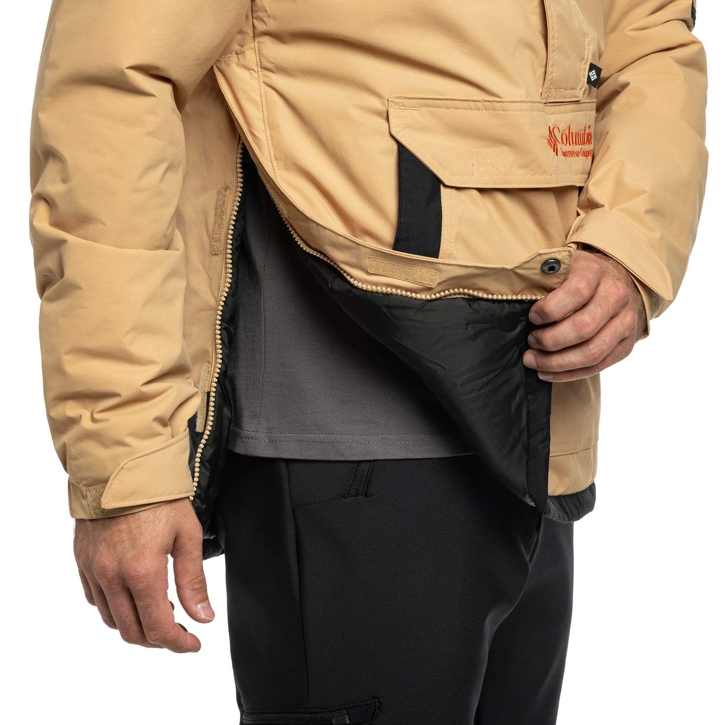 Kurtka Columbia Challenger II Pullover Anorak - Canoe/Black