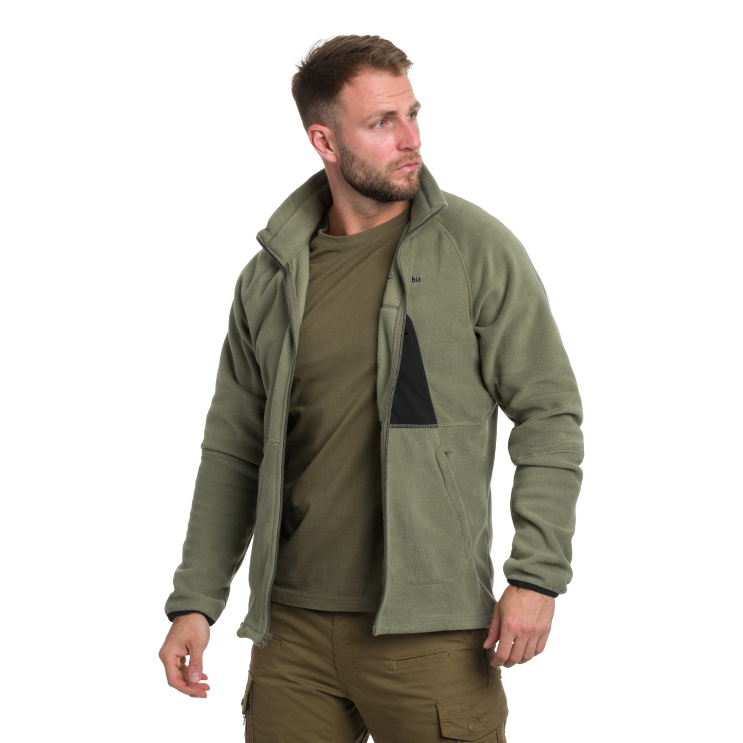 Polar Columbia Rapid Expedition II Full Zip Fleece - Stone Green/Shark