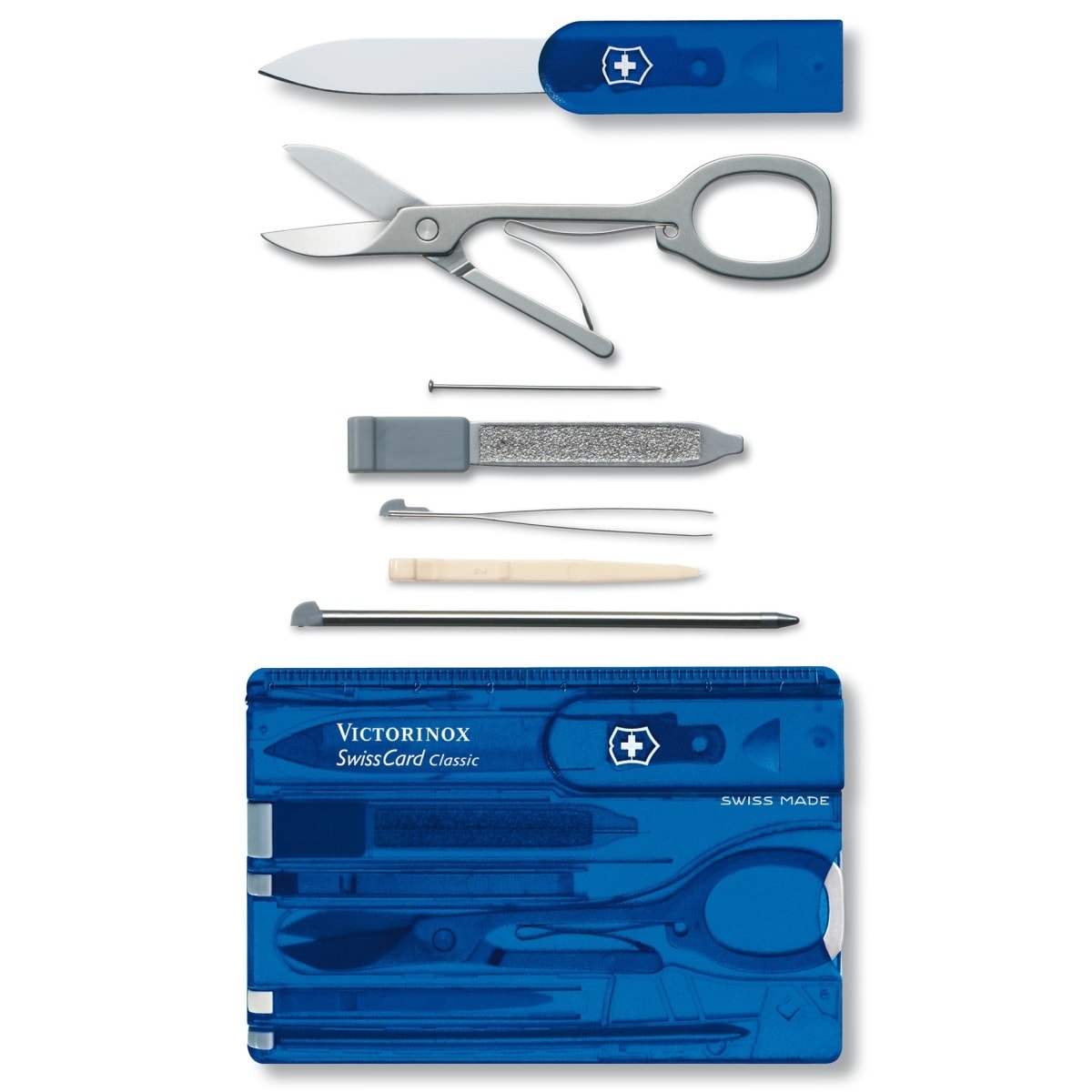 Zestaw Victorinox SwissCard - Blue