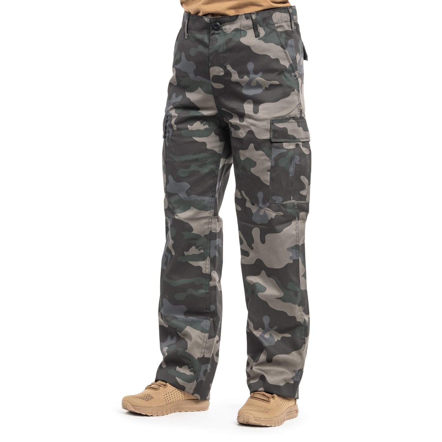 Spodnie dziecięce Brandit US Ranger Trouser - Dark Camo