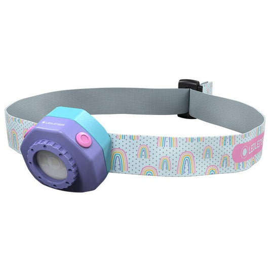 Latarka czołowa Ledlenser KidLed 4R Lila - 40 lumenów