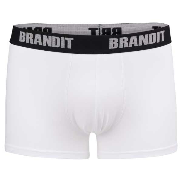 Bokserki Brandit Boxershorts Logo 2 pary - Black/White