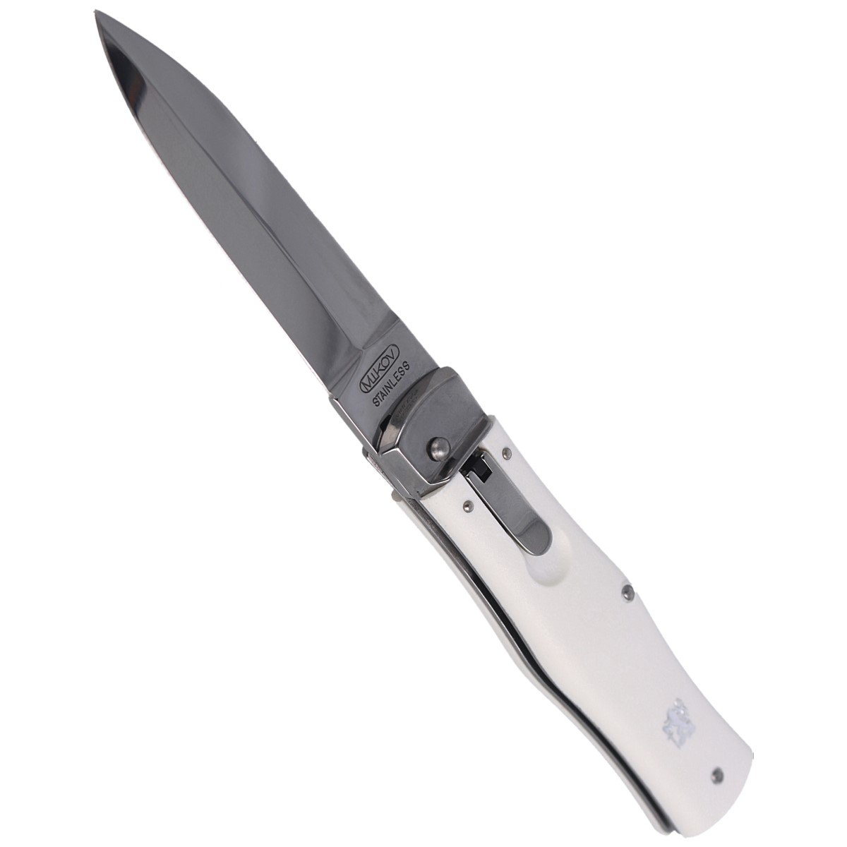 Nóż sprężynowy Mikov Predator ABS 241-NH-1/N White