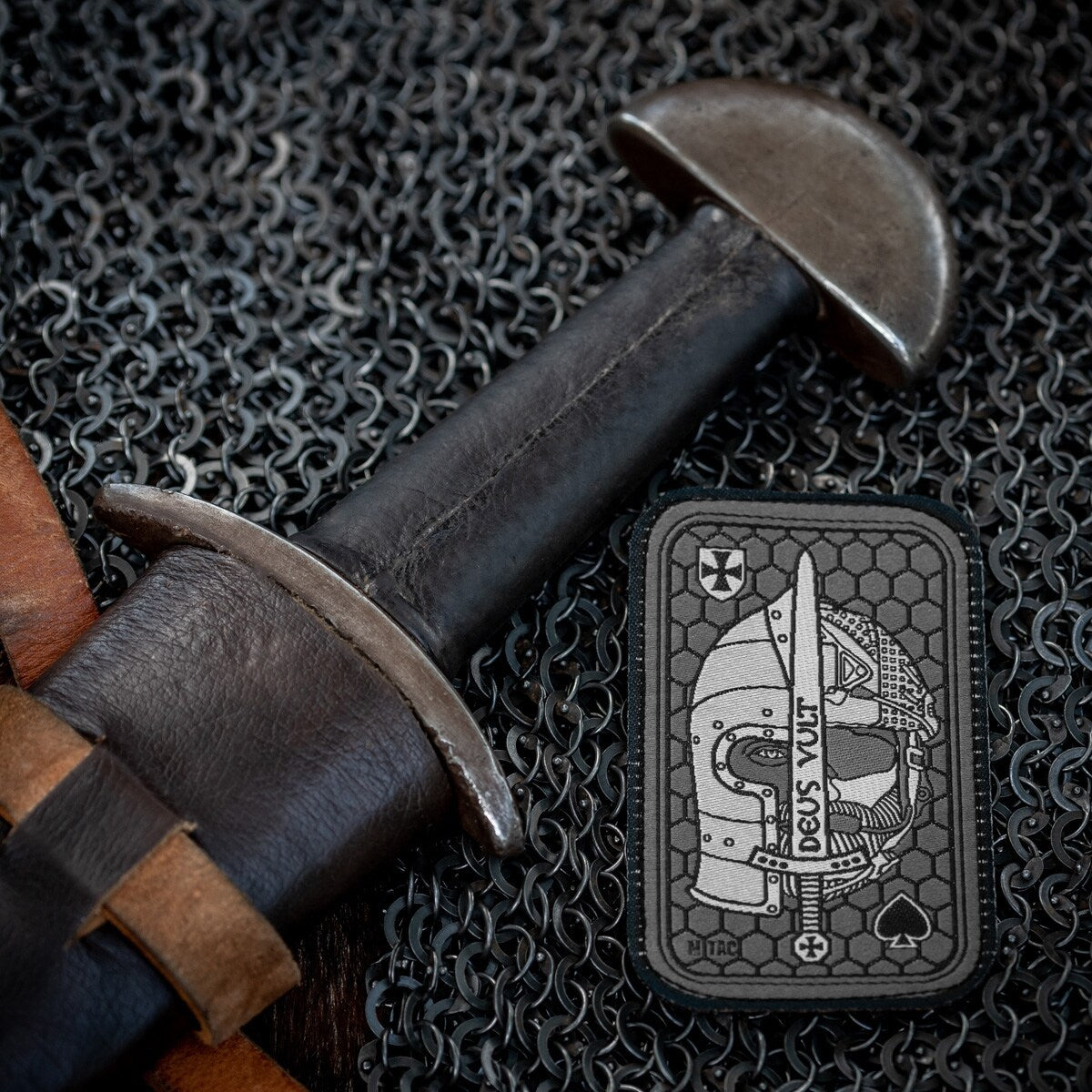Naszywka M-Tac Deus Vult Ace Grey