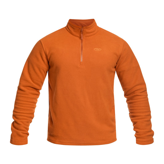 Polar Highlander Outdoor Ember Fleece Top - Pumpkin Orange