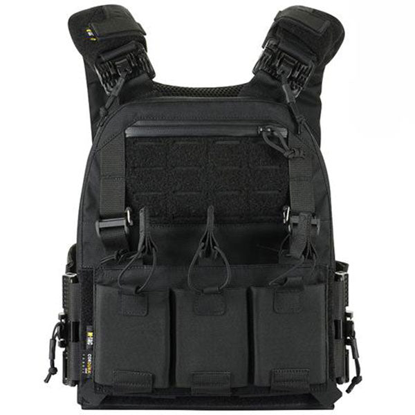 Kamizelka taktyczna typu Plate Carrier M-Tac Cuirass Fast QRS - Black - na płyty Medium