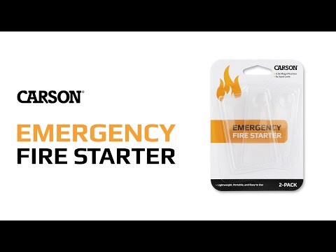 Lupa Carson Emergency Fire Starter 2,5x/6x - 2 szt.