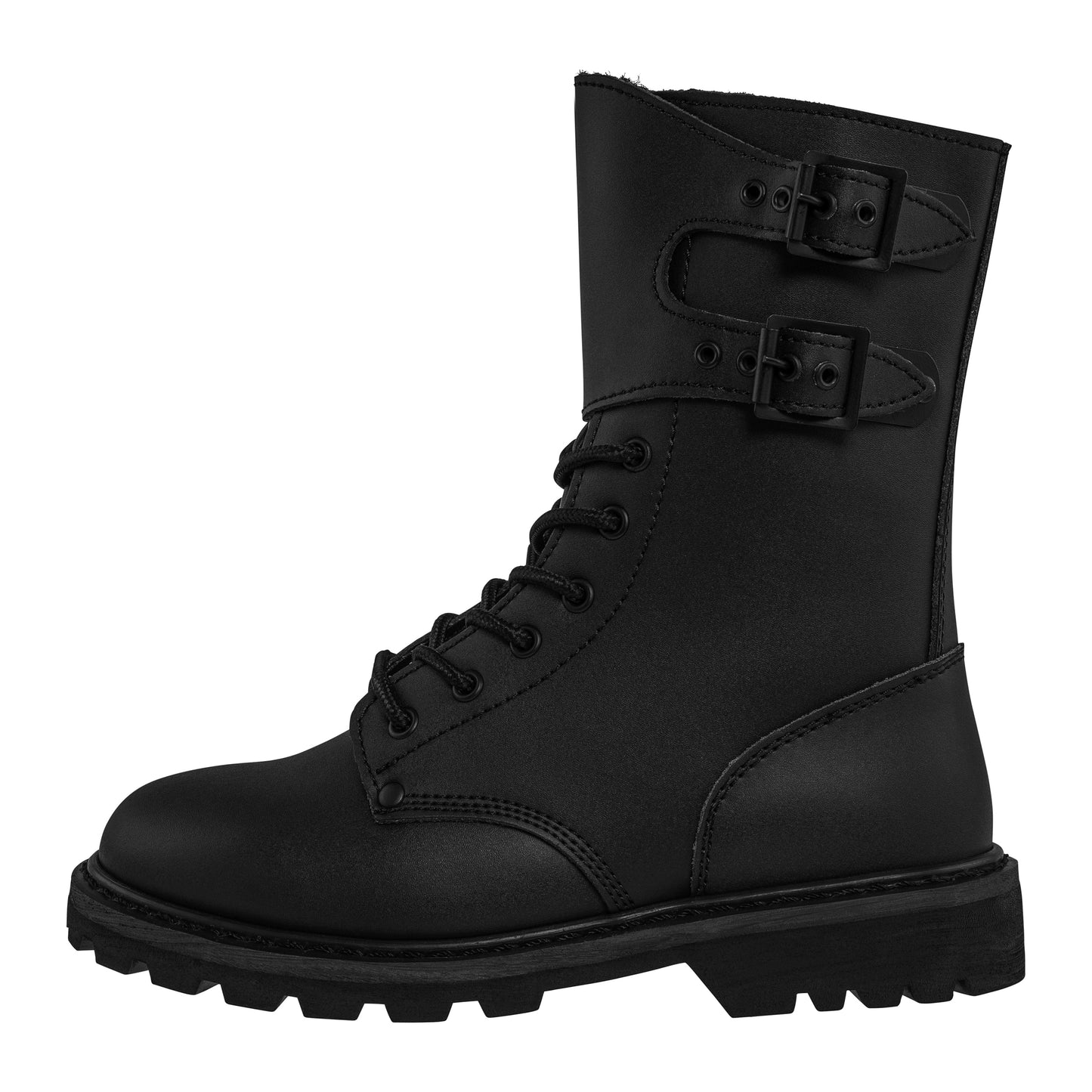 Buty Mil-Tec French Action Leather Combat Boots - Black